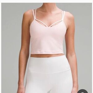 lululemon Align™ Strappy Ribbed Tank Top - size 8 color milkshake